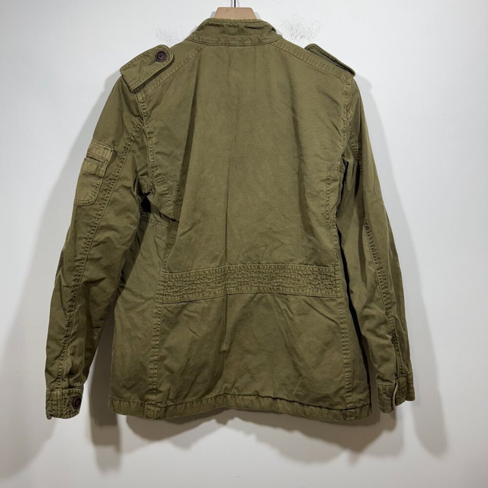 Lucky Brand Womens Utility Chore Barn Coat Jacket Size M khaki Green - Picture 4 of 8